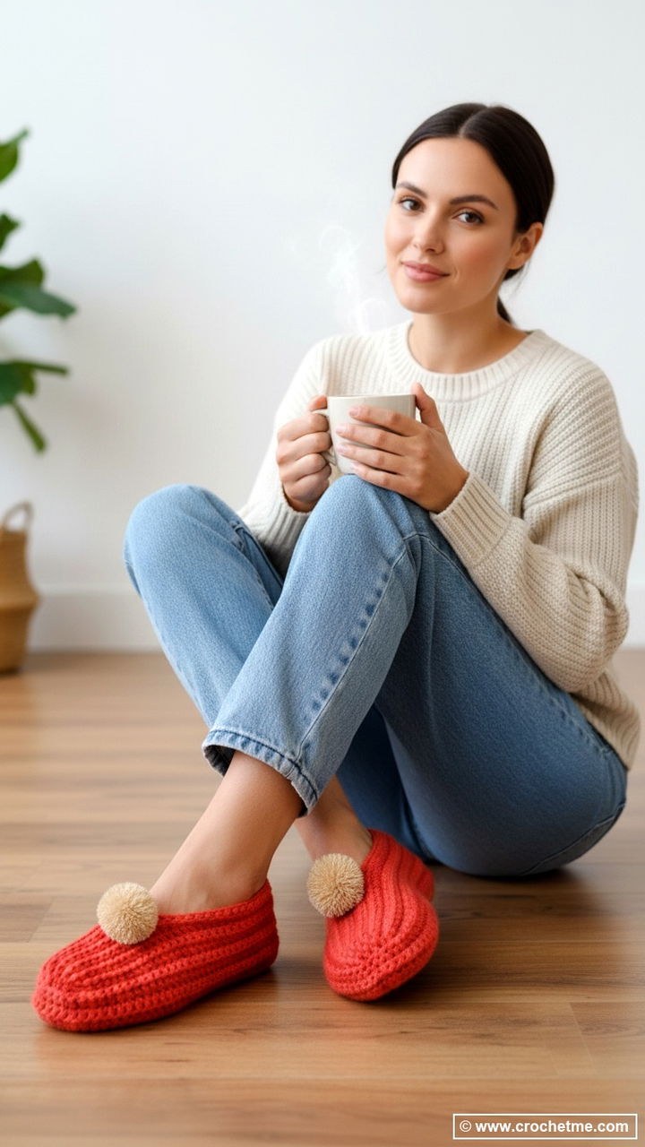 Crochet Slippers pattern download