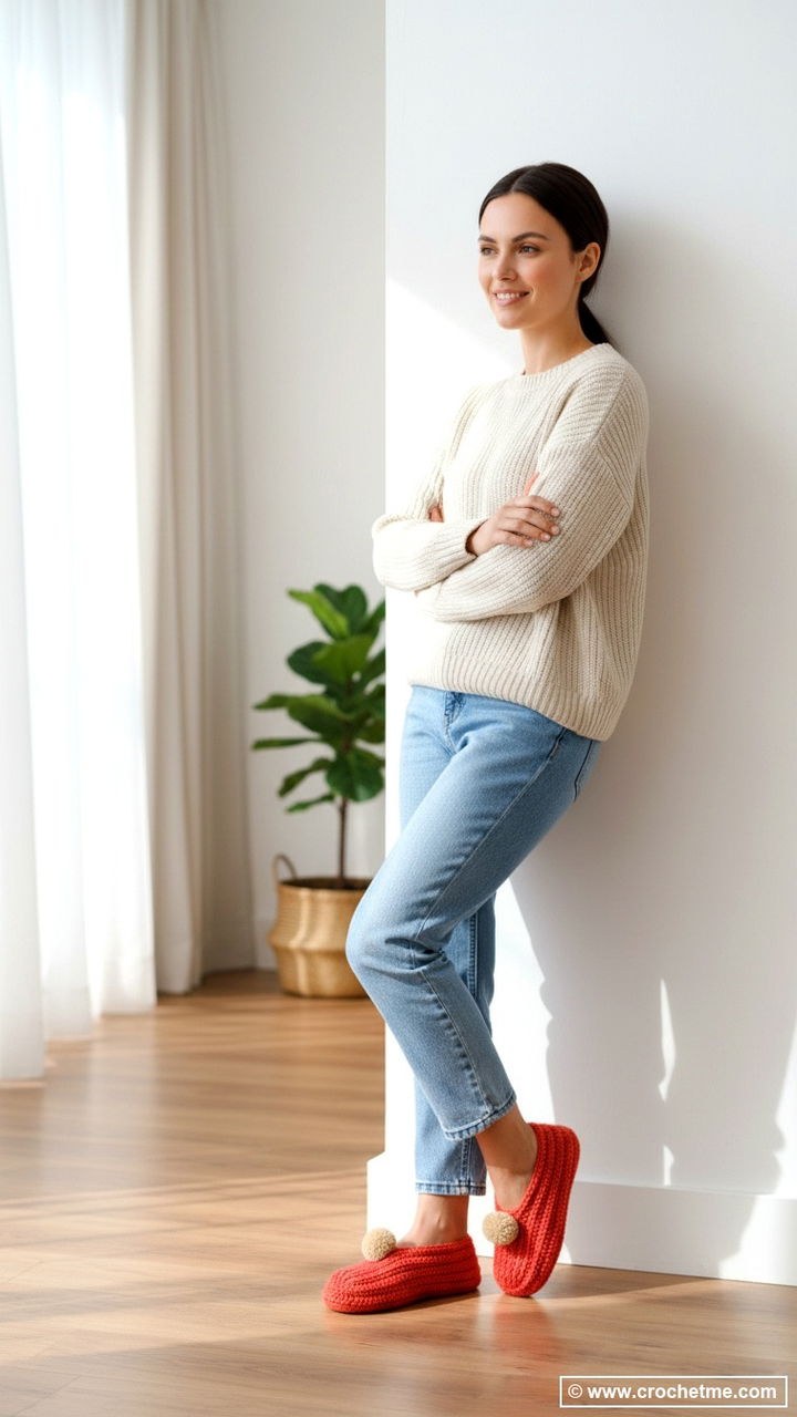 Crochet Slippers 4