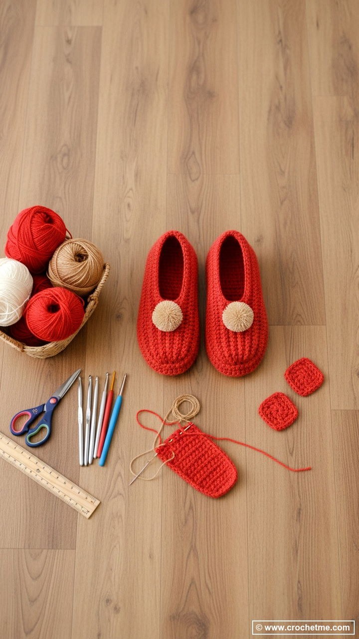 Crochet Slippers 11